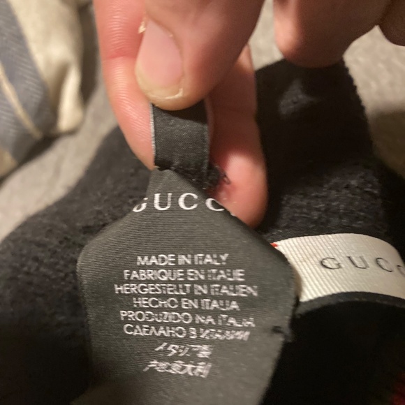 Rib knit wool hat in dark blue | GUCCI® US Gucci beanie